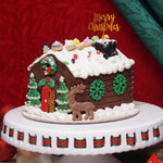 Load image into Gallery viewer, MUST TRY! "Christmas Chocolate Cabin Cake – 6 inch (Limited Edition!)"
