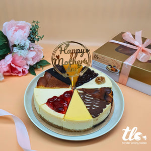 TLC Cheesecake Carousel with Mother’s Day Cake Topper