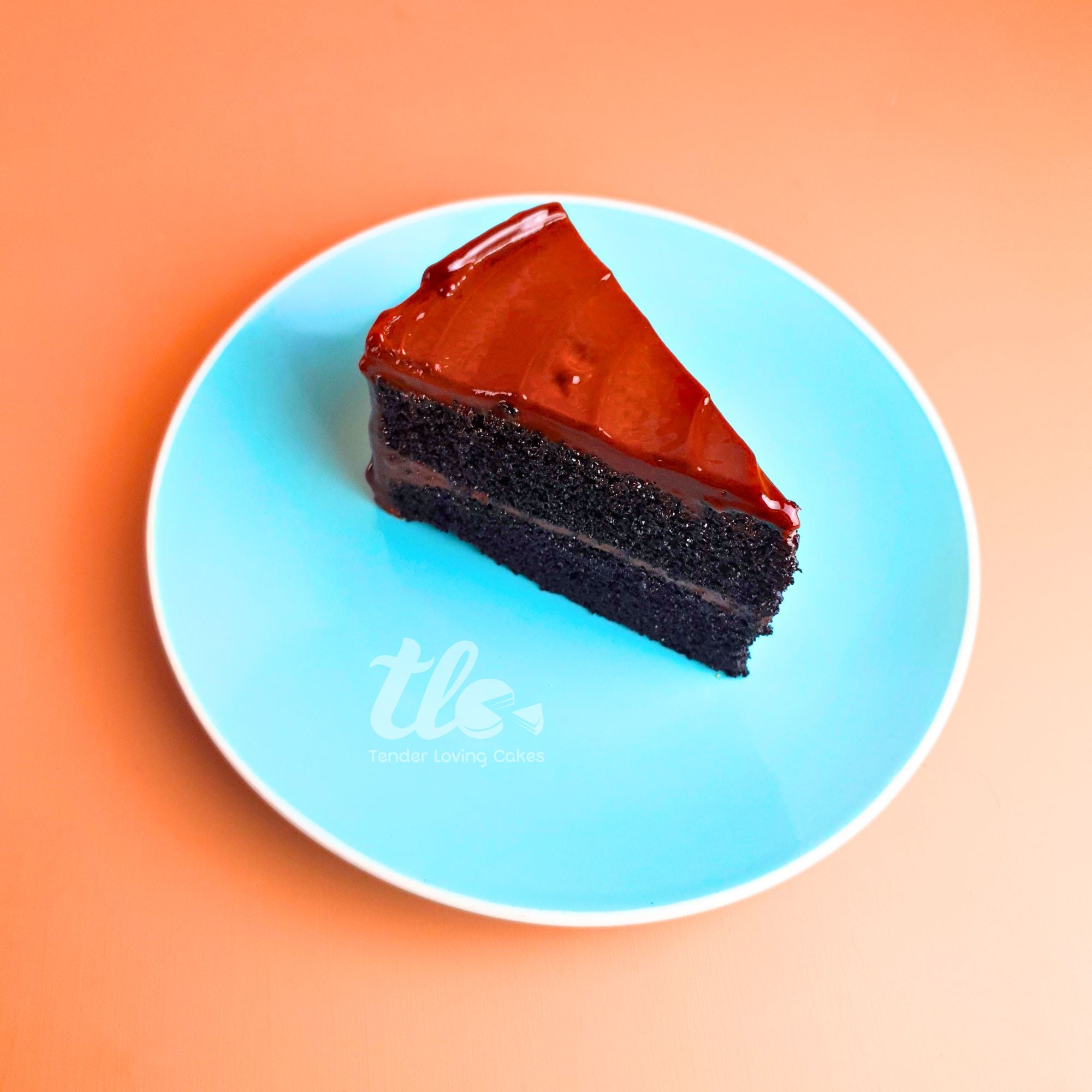 Dark Chocolate Blackout Cake Slice