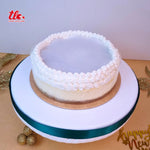 Load image into Gallery viewer, New Year Burn Away Cake Blueberry Cheesecake Carousel – 8-inch Round
