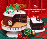 Load image into Gallery viewer, Blackout Christmas Tree Cake – 8 inch
