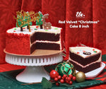 Load image into Gallery viewer, Red Velvet Christmas Cake – 8 inch

