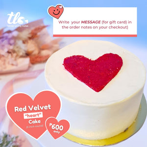 Red Velvet "heart" cake