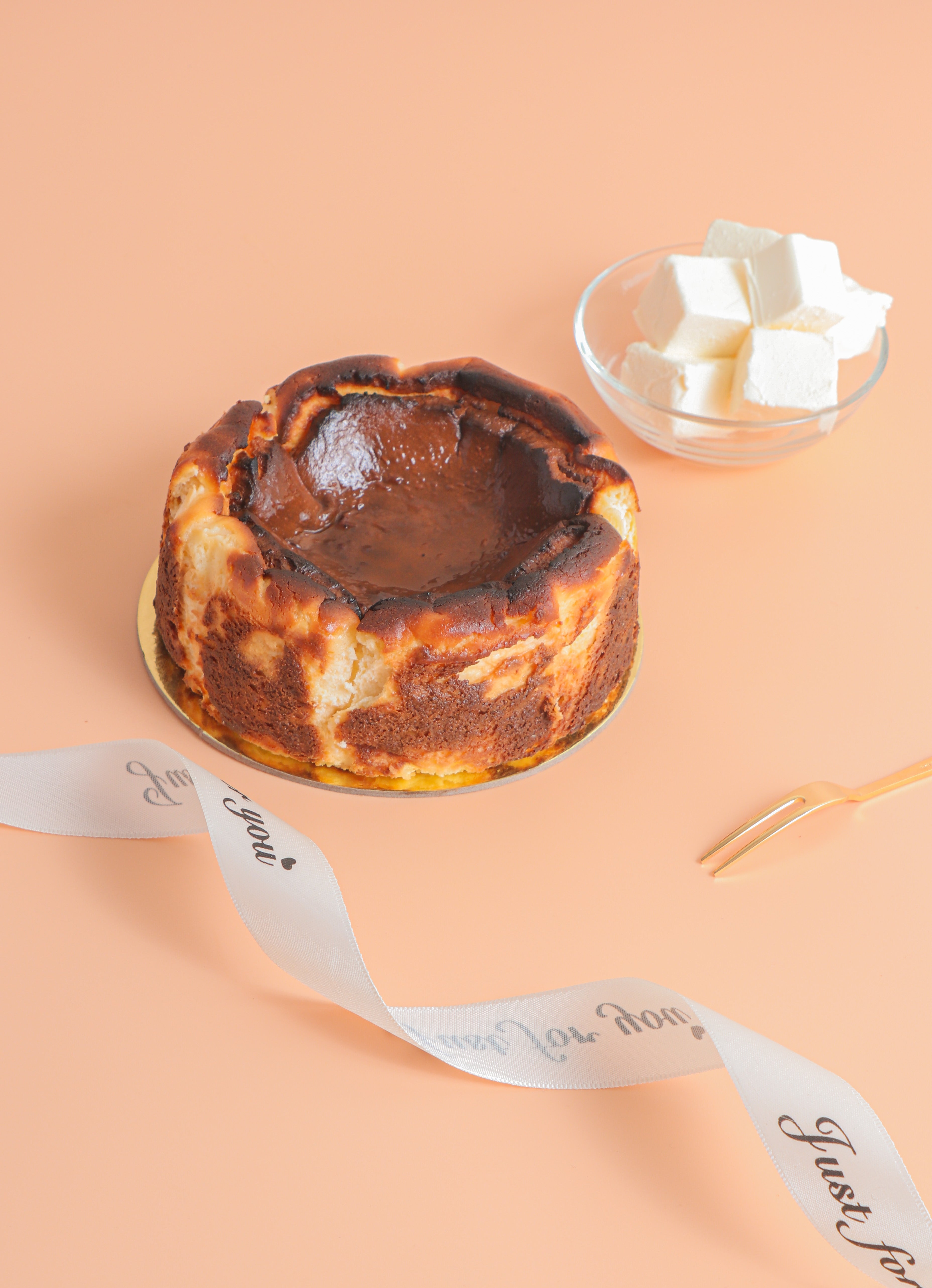 Sugar Free Basque Burnt Cheesecake 11cm Round